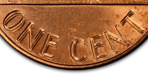 1983 penny value doubled die reverse