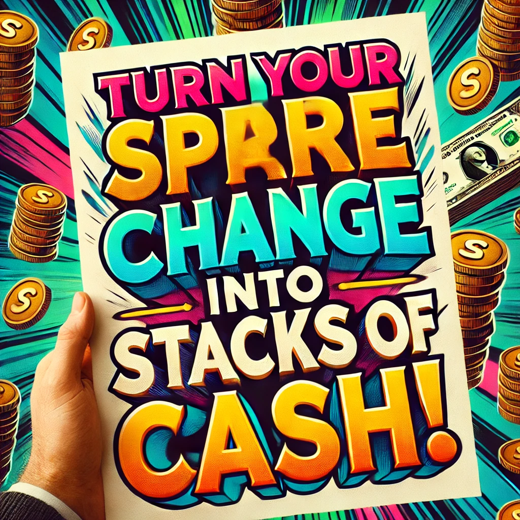 Spare change into cash