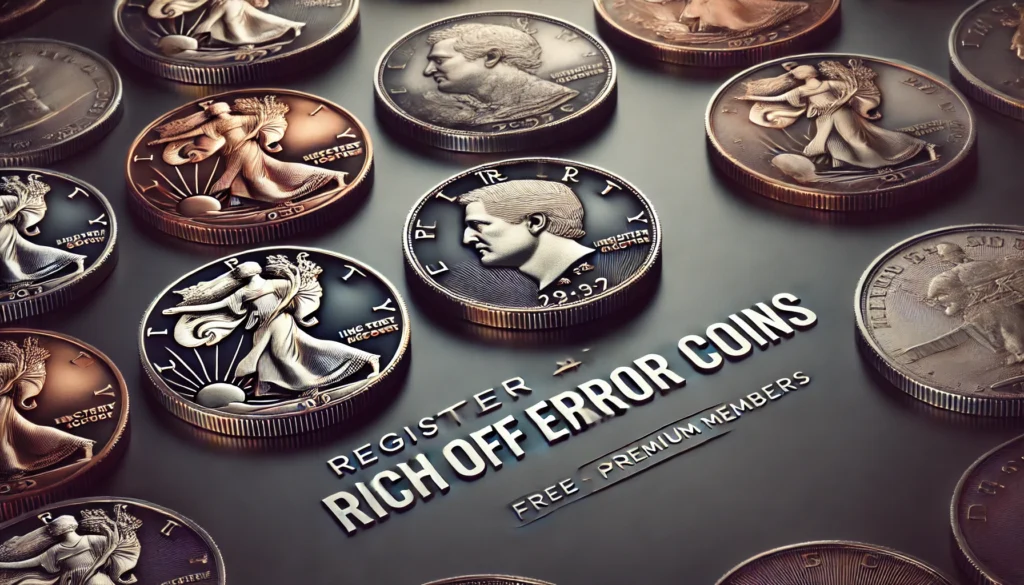 registration for rich off error coins free account