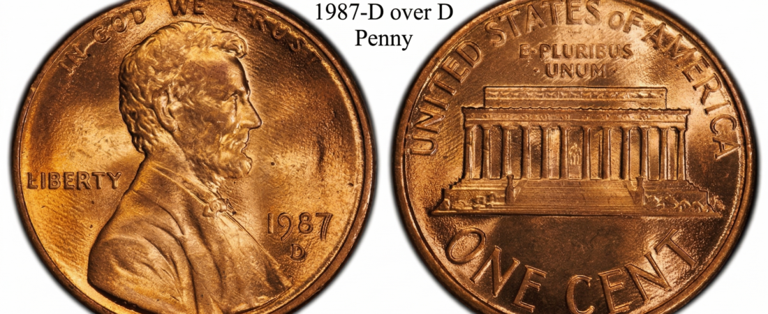 1987 D Over D Penny Value and Identification Guide (FS-501)