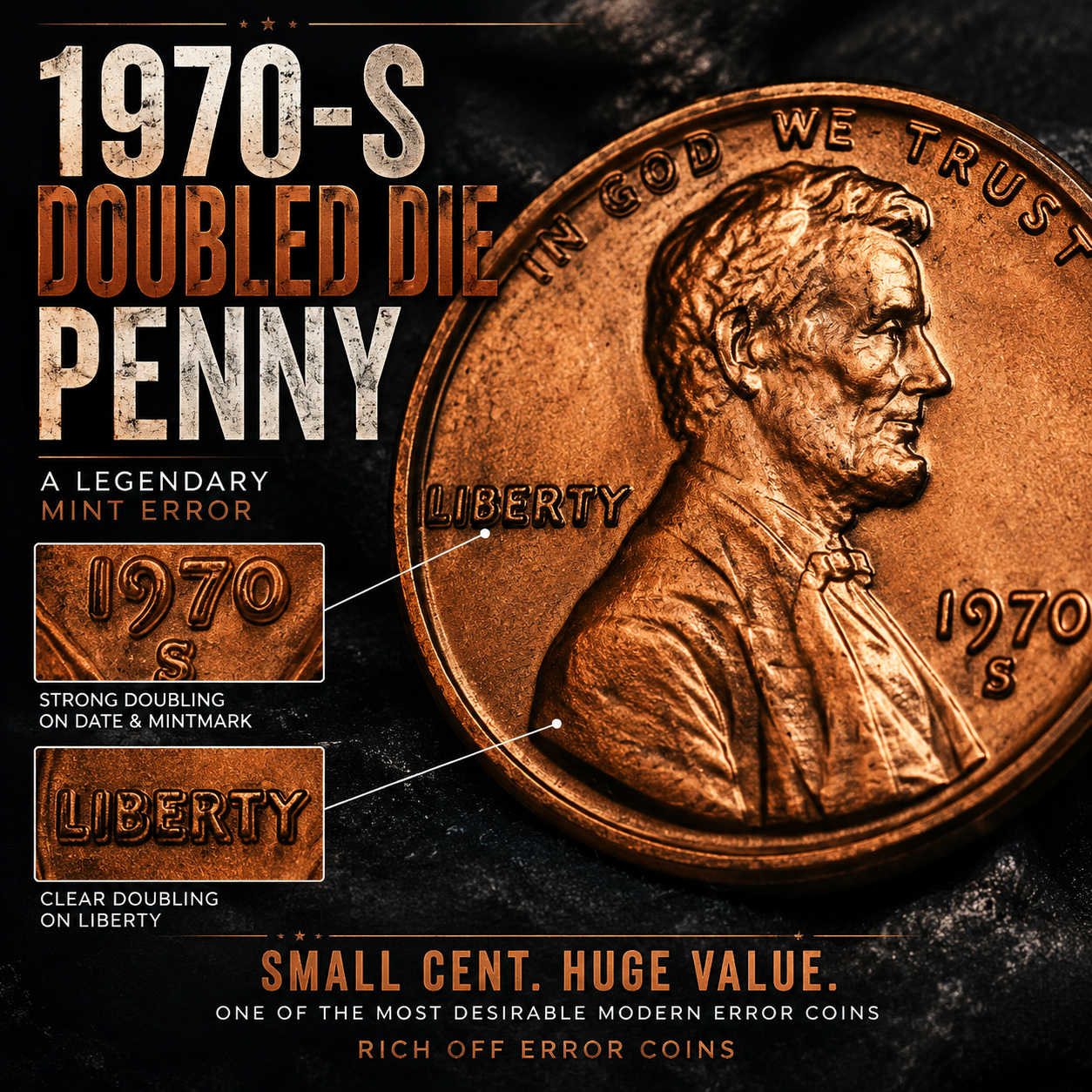 1970 S Doubled Die Penny (DDO-001) Guide