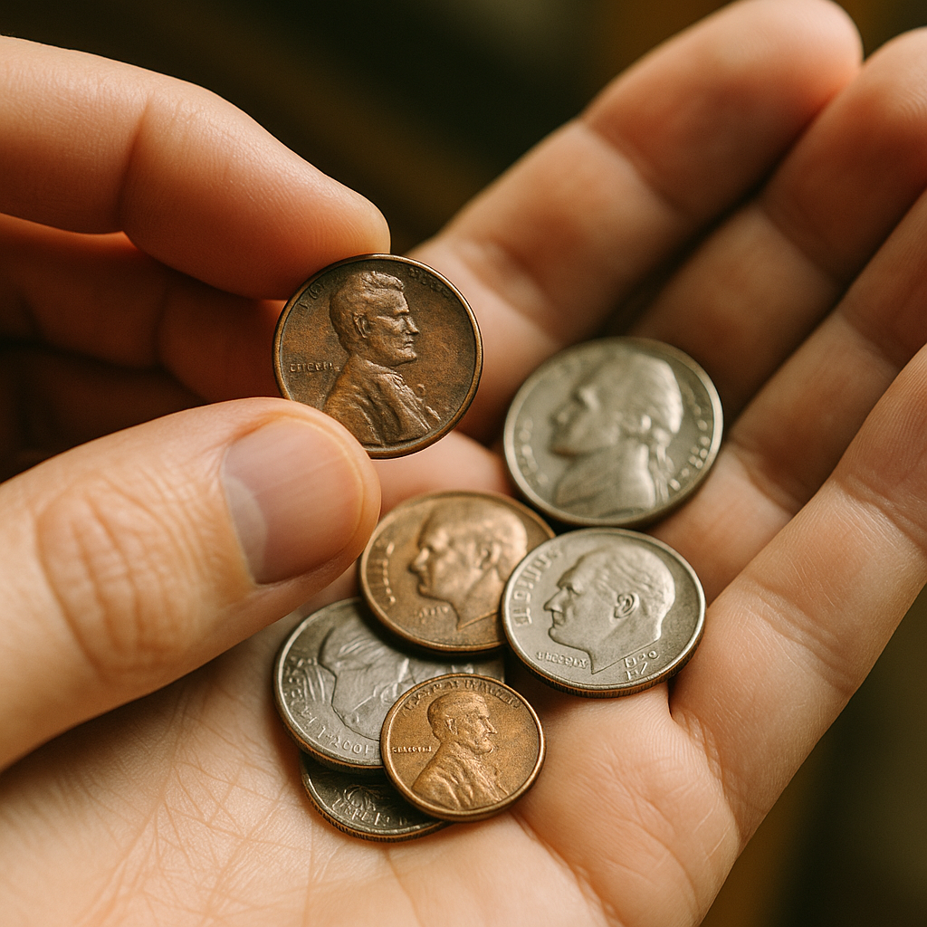 valuable coins in pocket change - Valuable Pocket Change: 15 Rare Coins in Circulation Worth Thousands (detail view)